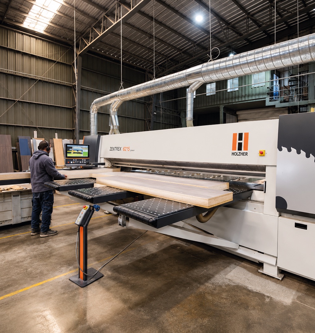 Sierra seccionadora Holzher para corte de tableros